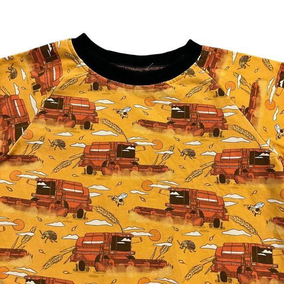 Raspberry Republic 7-9Y Organic Golden Harvest Pullover - Picture 2 of 6